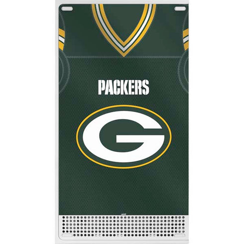 NFL Green Bay Packers Team Jersey Xbox Series S Console Skin